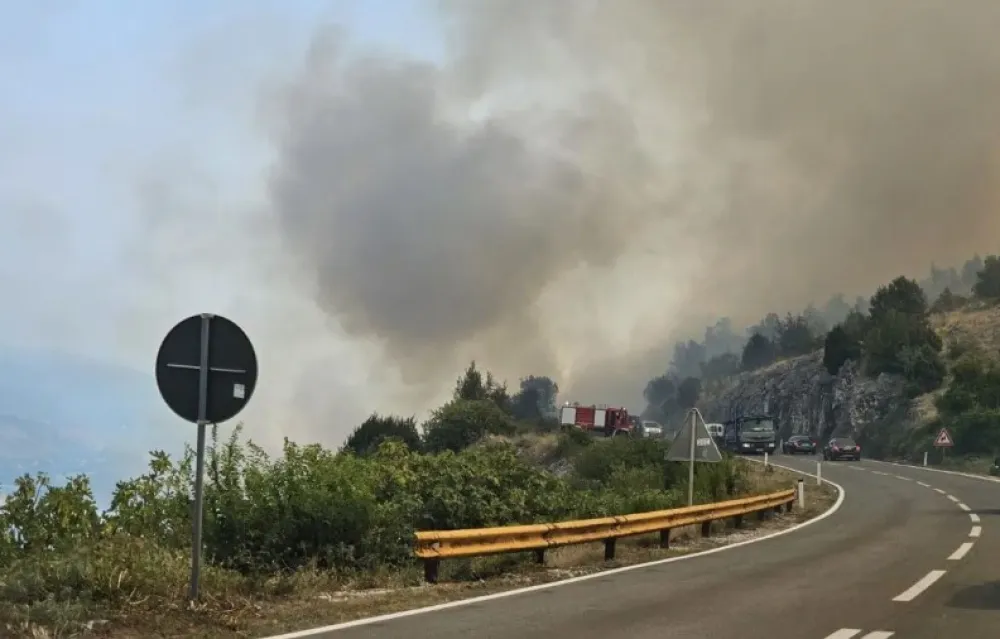 Vi&scaron;e požara na području Nik&scaron;ića, bile ugrožene i kuće