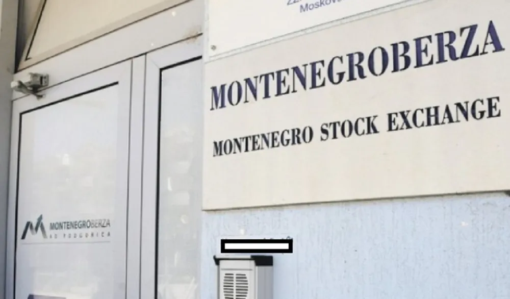 Montenegroberza: Pad indeksa i prometa