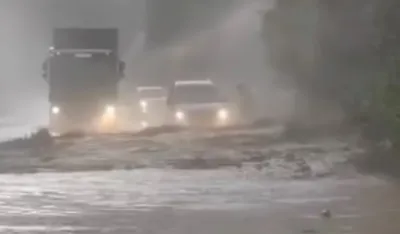 (VIDEO) Veliki odron ka Toma&scaron;evu, saobraćaj u zastoju