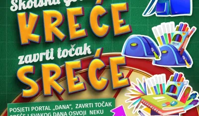 Nagradna igra - &Scaron;kolska godina kreće, zavrti točak sreće