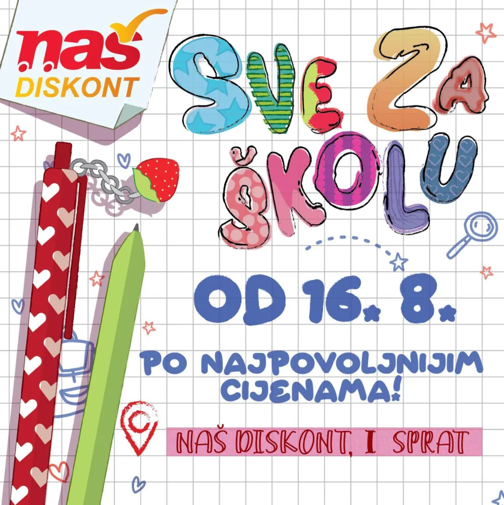 Sve za &scaron;kolu