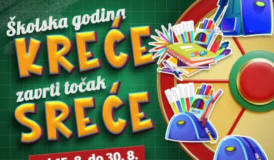 Nagradna igra - &Scaron;kolska godina kreće, zavrti točak sreće