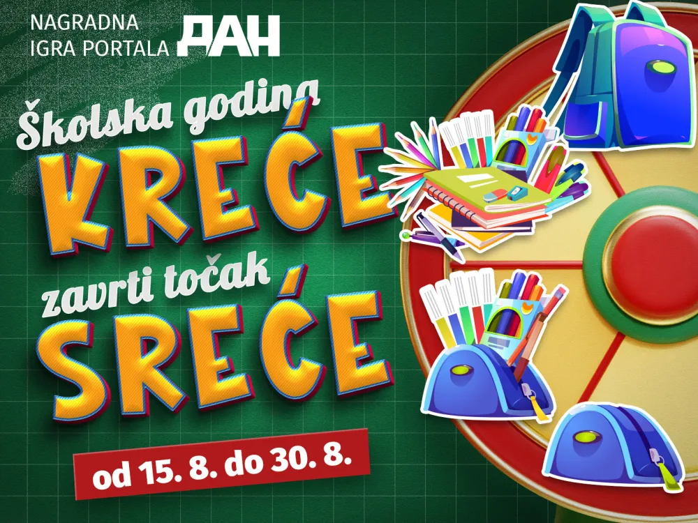 Nagradna igra - &Scaron;kolska godina kreće, zavrti točak sreće
