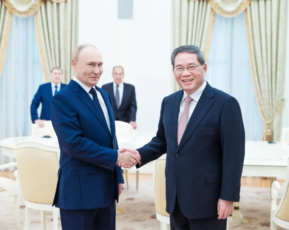Vladimir Putin i Li Ćijang
