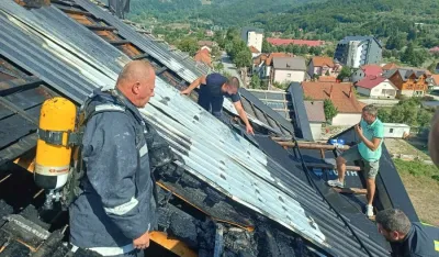 Kola&scaron;in: Vatrogasci ugasili požar na zgradi, nema povrijeđenih