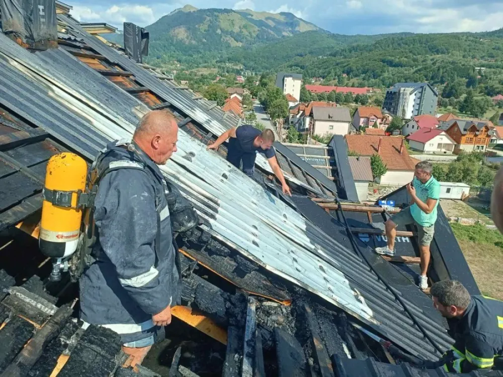Kola&scaron;in: Vatrogasci ugasili požar na zgradi, nema povrijeđenih