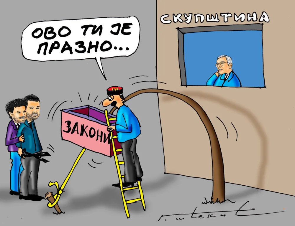Goran &Scaron;ćekić karikatura Dana