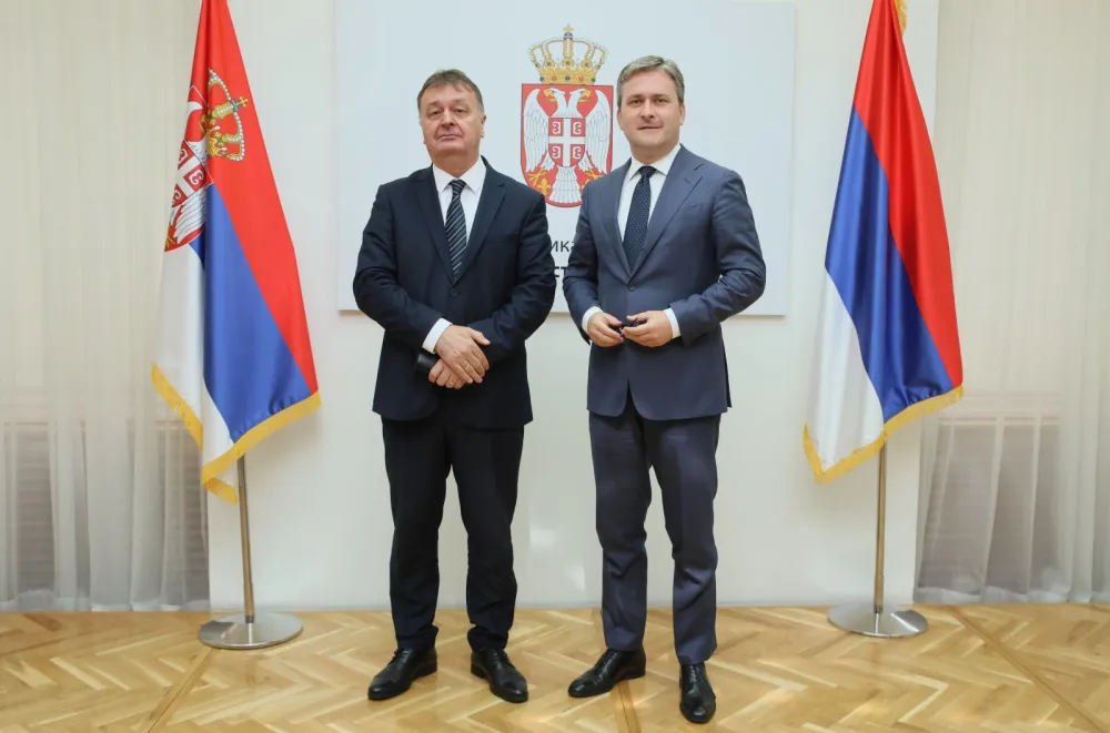 Aleksić u službenoj posjeti Beogradu: Susret sa ministrom Selakovićem