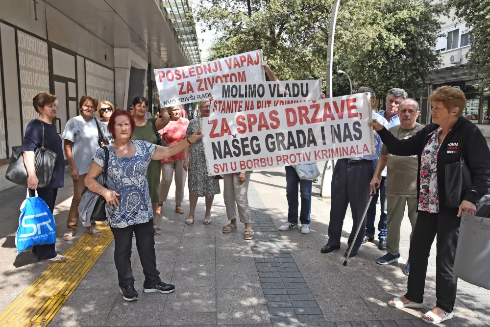 vektra boka, radnici, protest, djordje rajak
