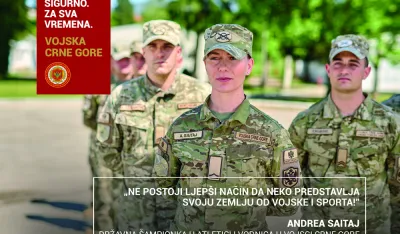 Andrea Saitaj, gazela u unioformi
