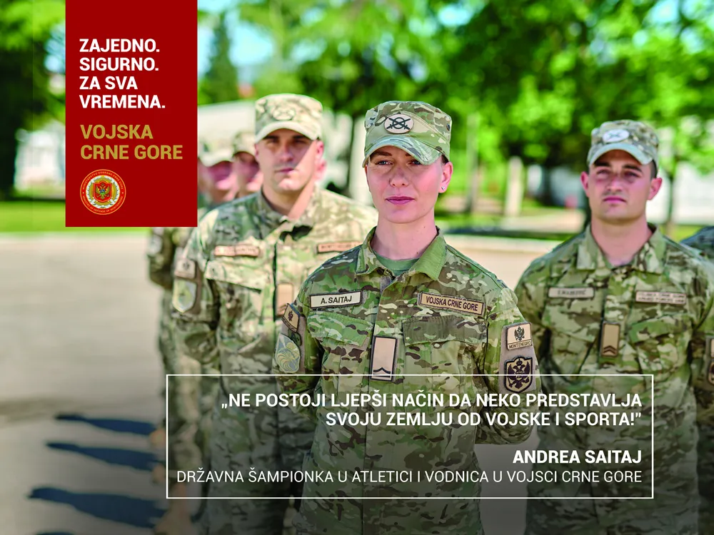 Andrea Saitaj, gazela u unioformi