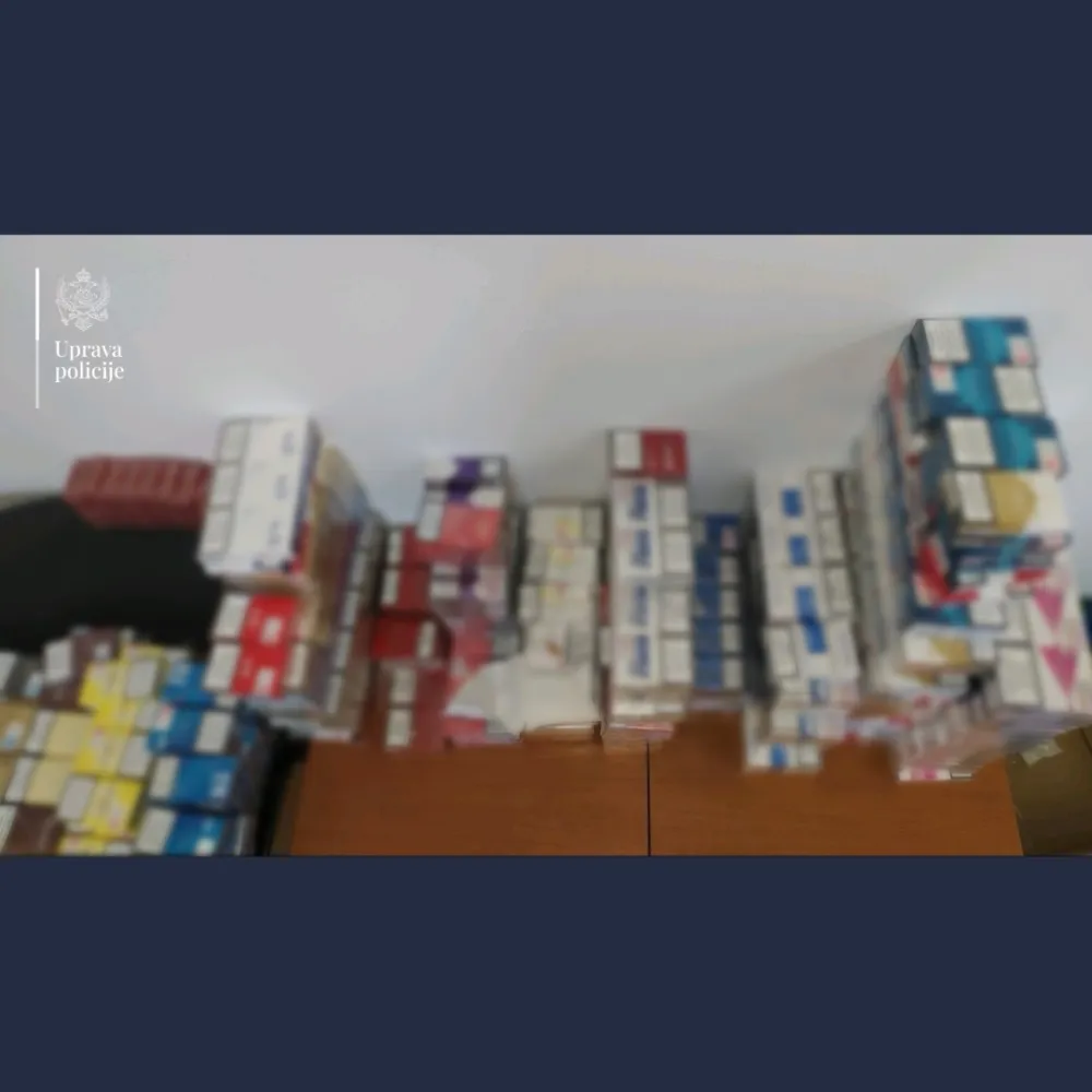 U Rožajama nađene cigarete vrijedne 2.800 eura, podnijeta krivična prijava