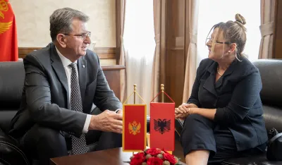 Camaj - Pato: Saradnja u oblasti regulisanja položaja nacionalnih manjina u Crnoj Gori i Albaniji veoma značajna