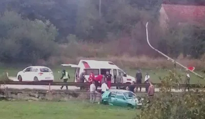 Nik&scaron;ić: Sudar u Mokroj Njivi, jedno lice povrijeđeno