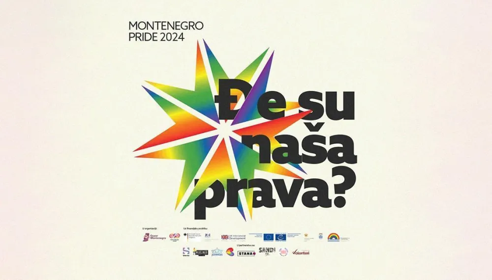 Okupljanje učesnika Montenegro Prajda sjutra od 13 sati
