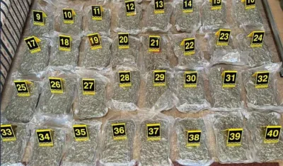 Ulcinj: Granična policija prona&scaron;la 66 kilograma skanka, dvije osobe pobjegle ka Albaniji