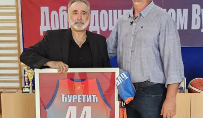 Dragan Đuretić i Srđan Radonjić, predsjednik KK vukovi