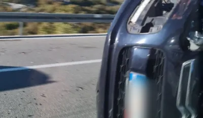 Udes na putu Podgorica - Cetinje: Povrijeđena jedna osoba