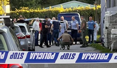 (FOTO) Cetinje: Policija danima pretražuje teren tražeći dokaze o ubici Lje&scaron;kovića