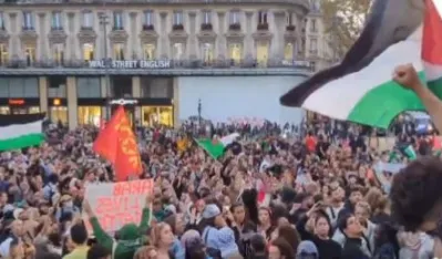 Masovni propalestinski protesti na ulicama Londona, Pariza, Rima