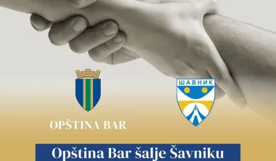 Op&scaron;tina Bar &scaron;alje &Scaron;avniku novčanu i pomoću u ljudstvu