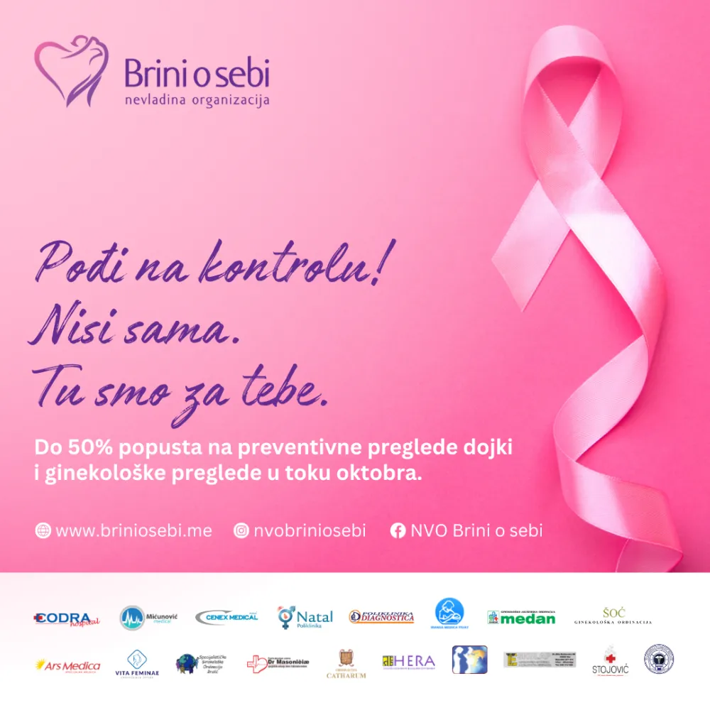Počela kampanja za prevenciju karcinoma dojke "Pođi na kontrolu"