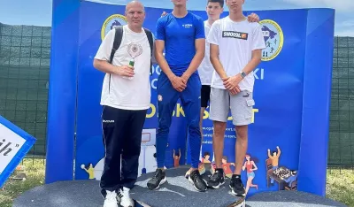 Macanović sa svojim takmičarima