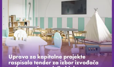 Raspisan tender za novi vrtić u NIk&scaron;iću