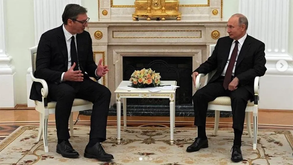 Vučić i Putin sjutra će razgovarati telefonom