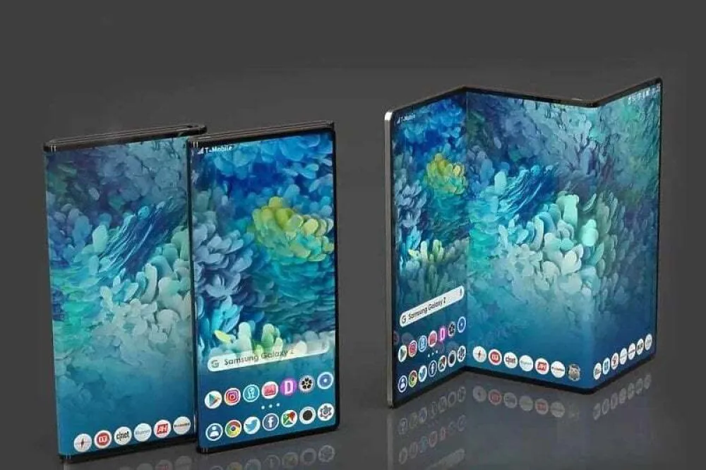 Samsung razvija smartphone na trostuki preklop