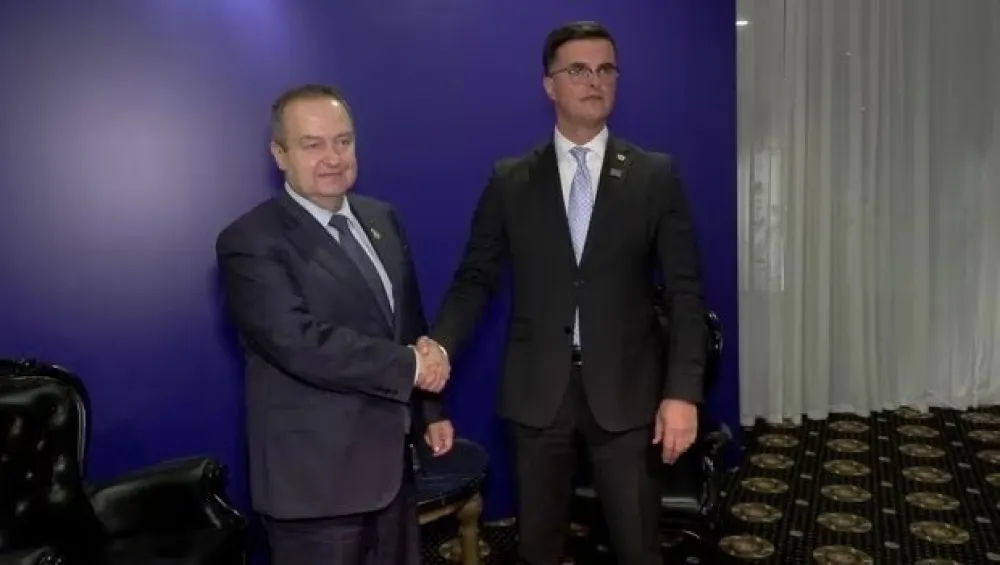 Dačić i &Scaron;aranović: Unapriјediti saradnju u borbi protiv prekograničnog kriminala