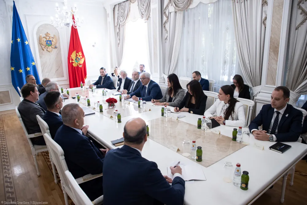 Mandić&nbsp;sa delegacijom Evropskog parlamenta