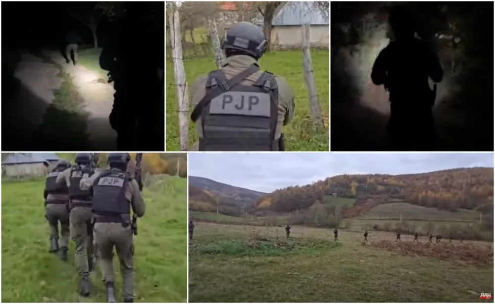 (VIDEO) EKSKLUZIVNO: Pogledajte potragu pripadnika PJP za Balijagićem, osumnjičenim za dvostruko ubistvo
