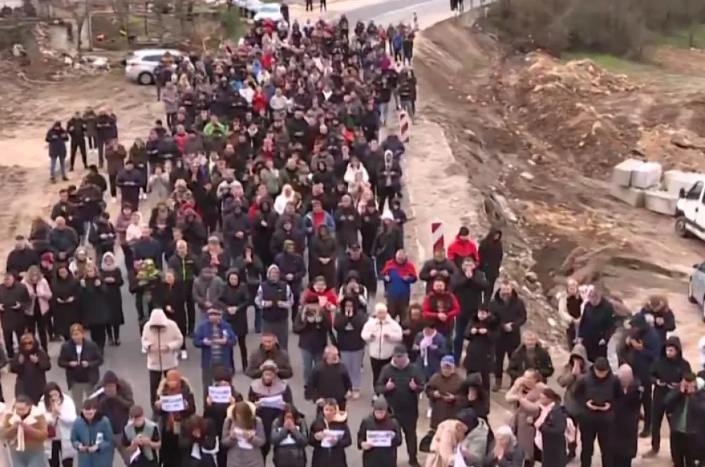 Jablanica protest