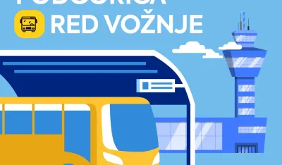 (FOTO) Počeo autobuski prevoz od i ka Aerodromu Podgorica