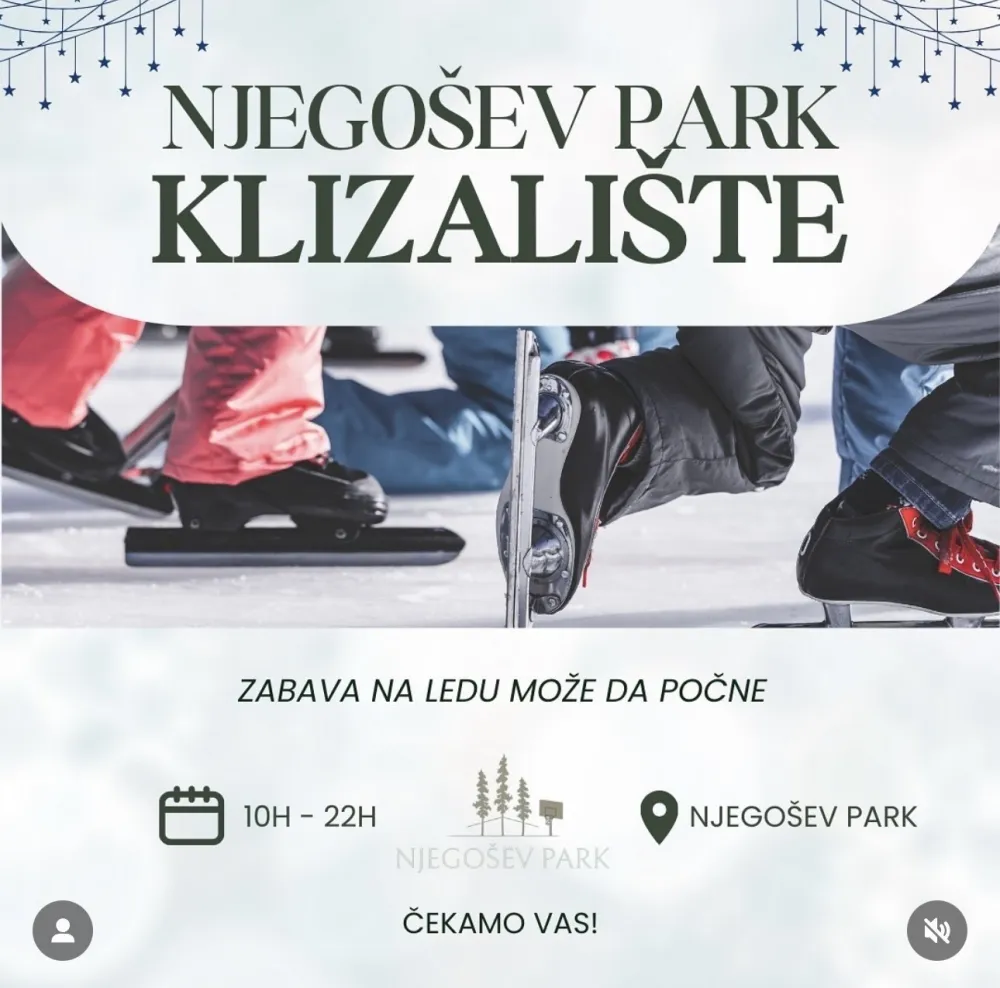 Njego&scaron;ev park, Klizali&scaron;te