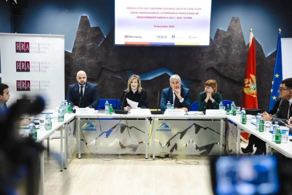 HRA objavila analizu crnogorskog sudstva: Vidljivi koraci naprijed, ali i mno&scaron;tvo obaveza