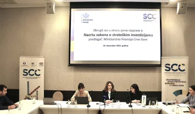 Kreiramo povoljan investicioni ambijent za dugoročni razvoj i prosperitet Crne Gore