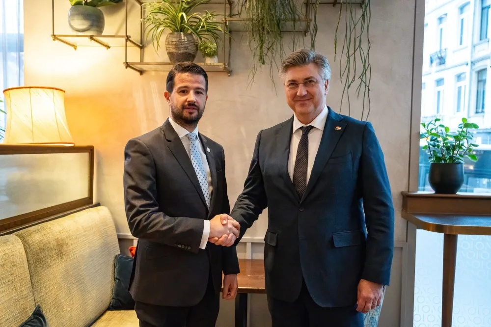 Milatović i Plenović U Briselu