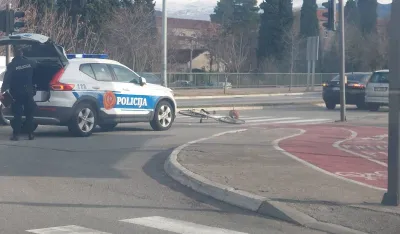 Saobraćajna nezgoda u Podgorici, oboren biciklista