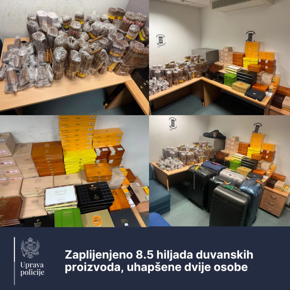 Zapljijenjena roba na Aerodromu Podgorica