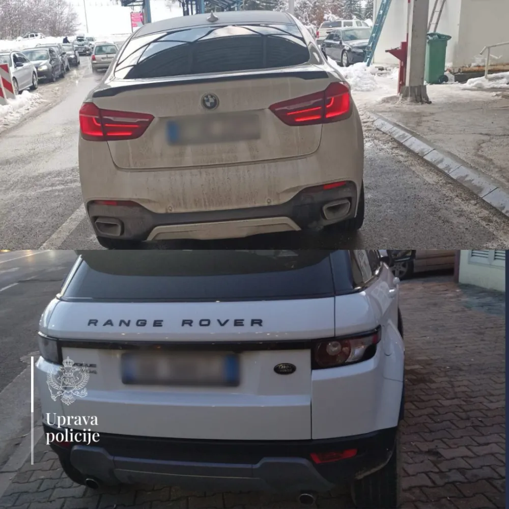 Oduzeta dva vozila, potraživana po međunarodnim Interopolovim potjernicama
