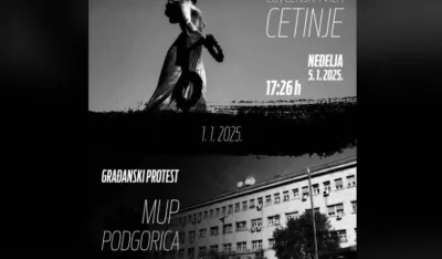 Danas protesti na Cetinju i u Podgorici&nbsp;povodom tragedije u&nbsp;Prijestonici