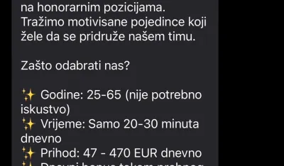 Oprez: Jo&scaron; jedna prevara putem vajber poruka