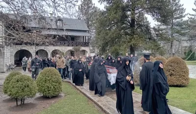 Nik&scaron;ić: Sahranjena monahinja Sofija Novković, naselnica manastira Svetog Аpostola Luke u Župi nik&scaron;ićkoj