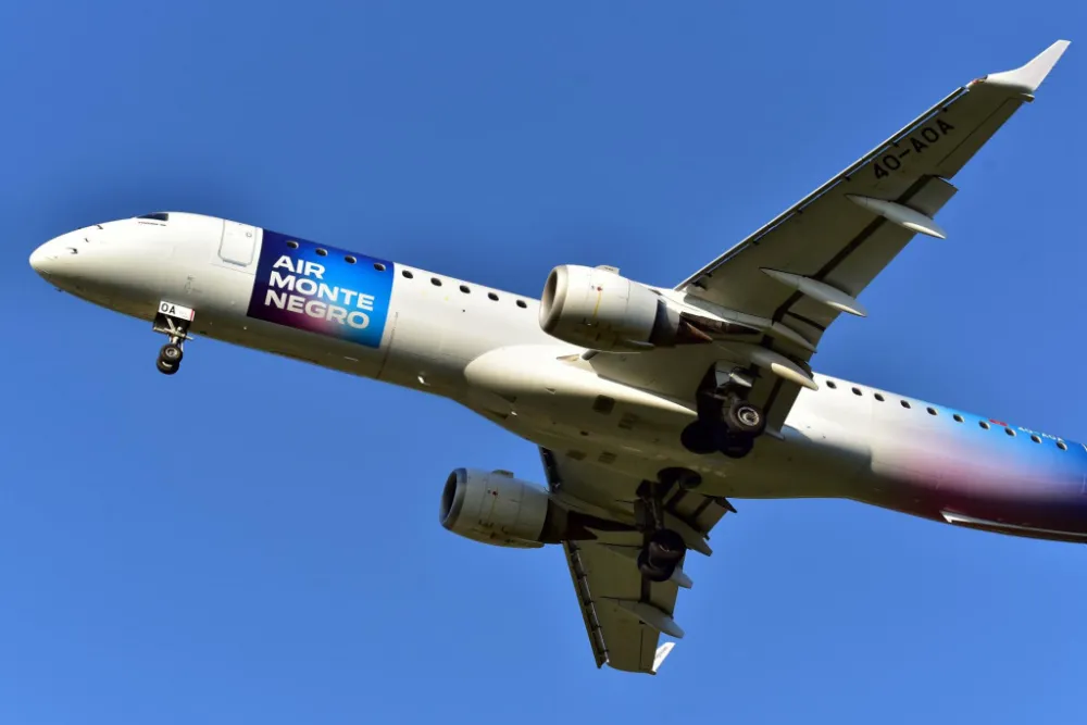 Air Montenegro: Prihodi kompanije u januaru veći za pola miliona eura