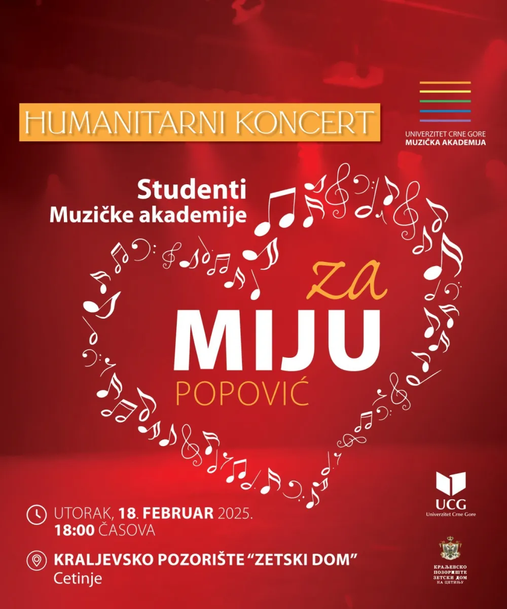 Večeras humanitarni koncert za Miju Popović