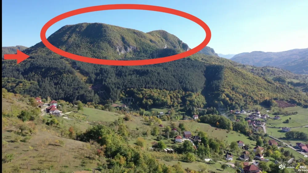 Lokacija kamenoloma iznad Srđevca