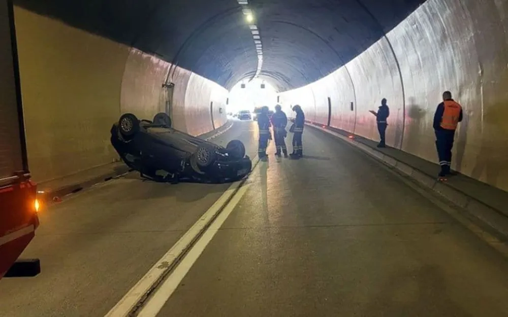 Jedna osoba povrijeđena u udesu na putu Podgorica-Bar