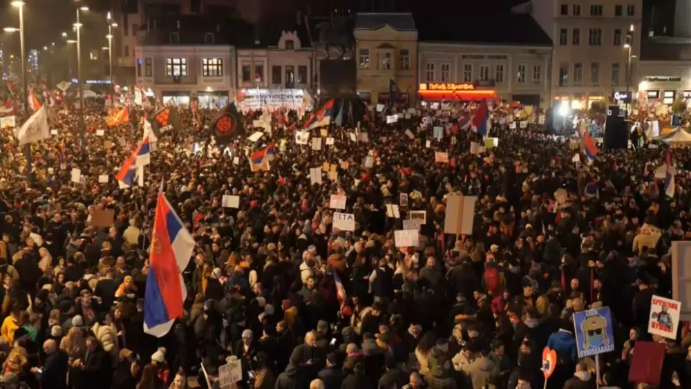 Protest Studentski edikt blokirao Ni&scaron; na 18 sati